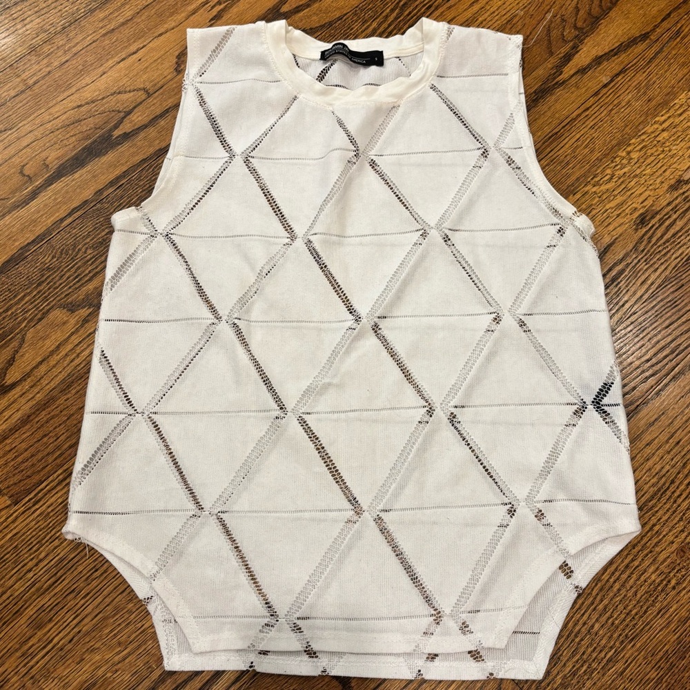 Benjamin Jay Cutout Muscle Tank White